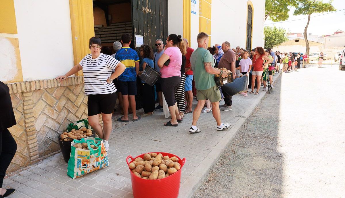 Agricultor Solidario: Dona 26.000 Kilos de Papas en Lebrija 