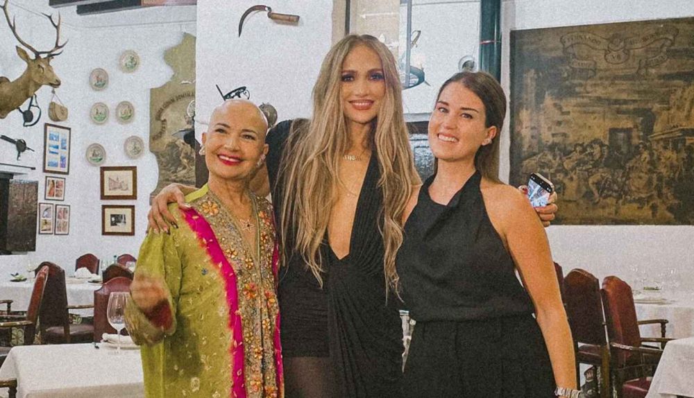 Otra imagen de la estrella internacional en el histórico restaurante gaditano.