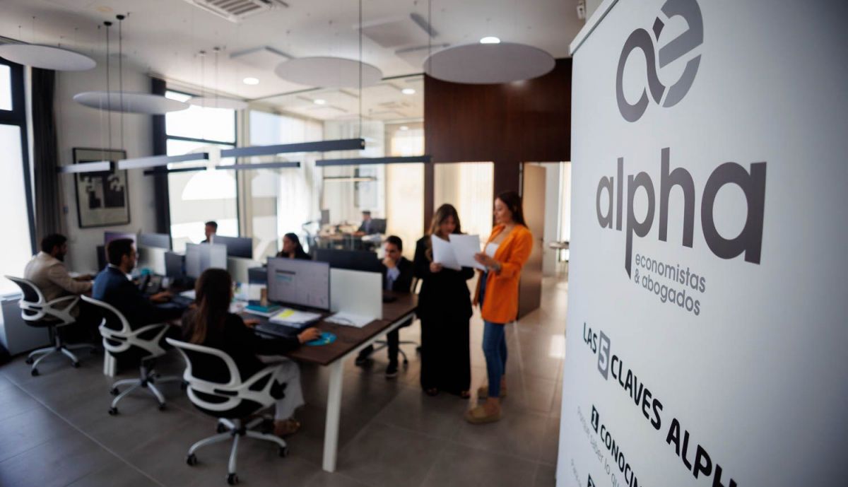 Interior del bufete familiar.