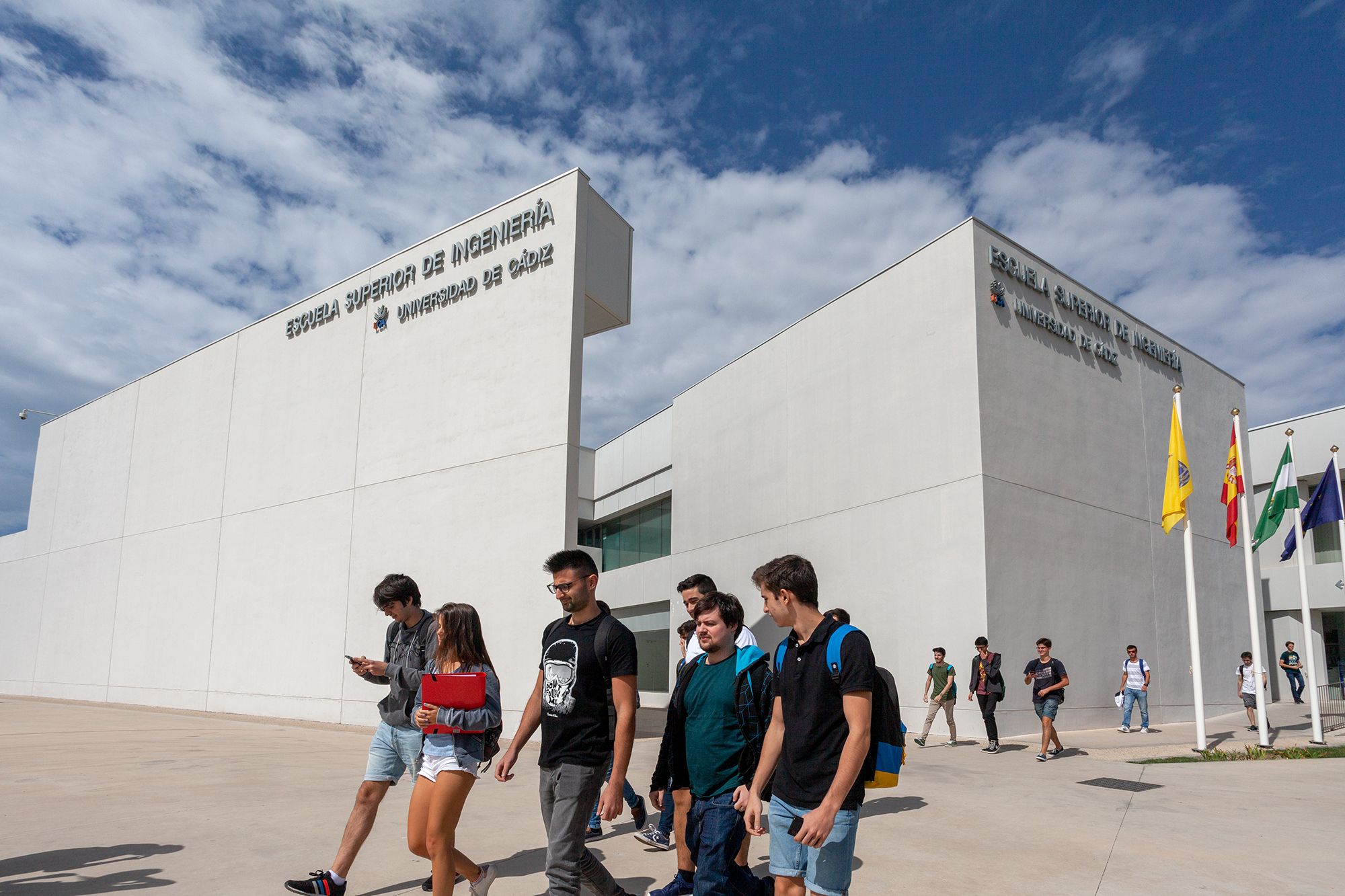 La Escuela Superior de Ingeniería (ESI), situada en el Campus de Puerto Real.