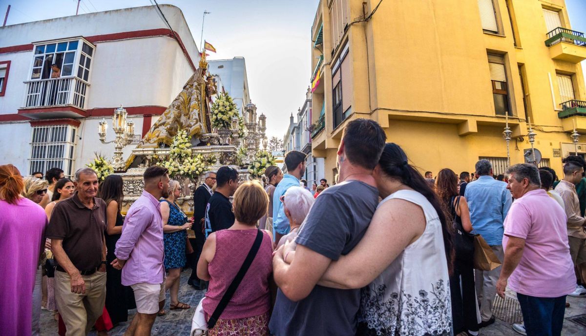 Virgen del Carmen en San Fernando.