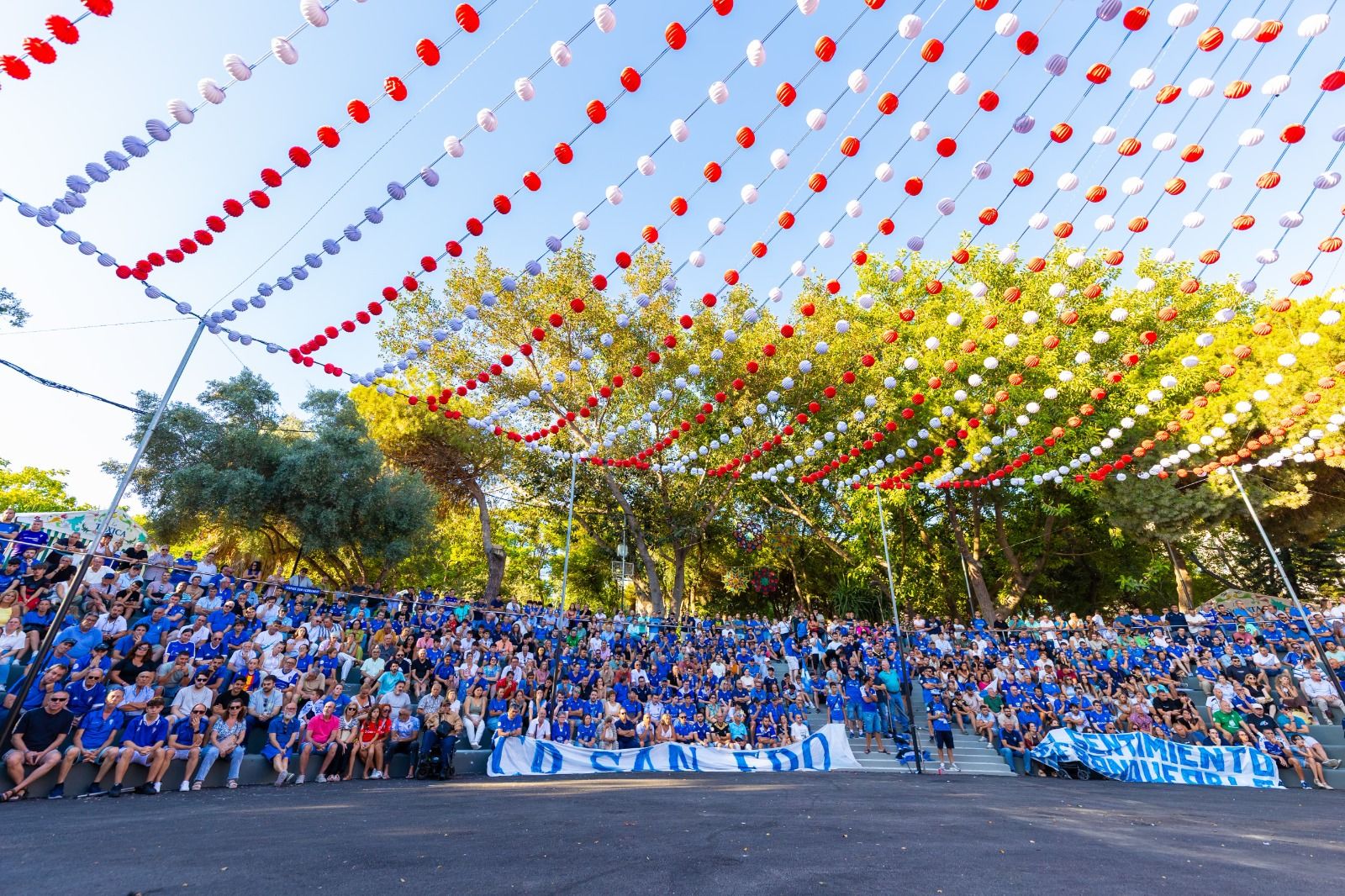 Concentración realizada el pasado sábado en apoyo al San Fernando CD.