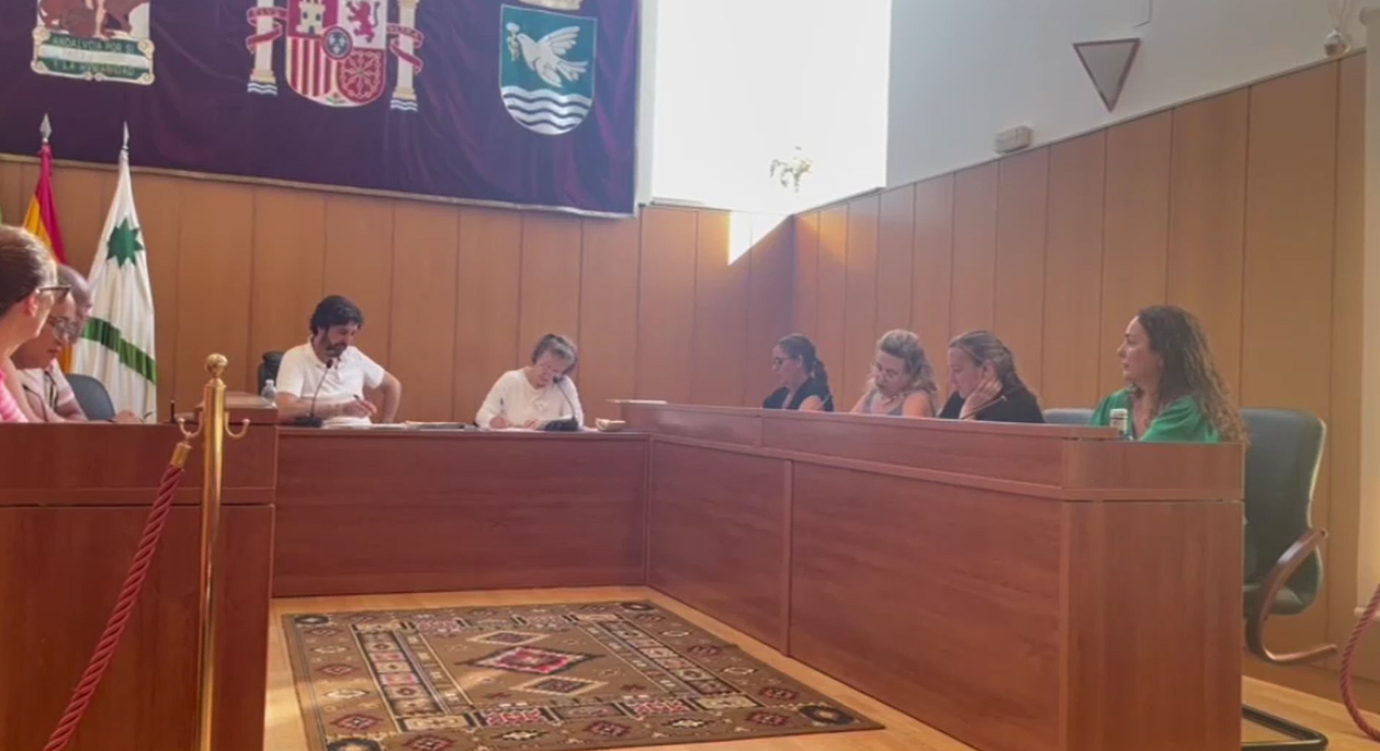 Imagen del reciente pleno de San José del Valle.