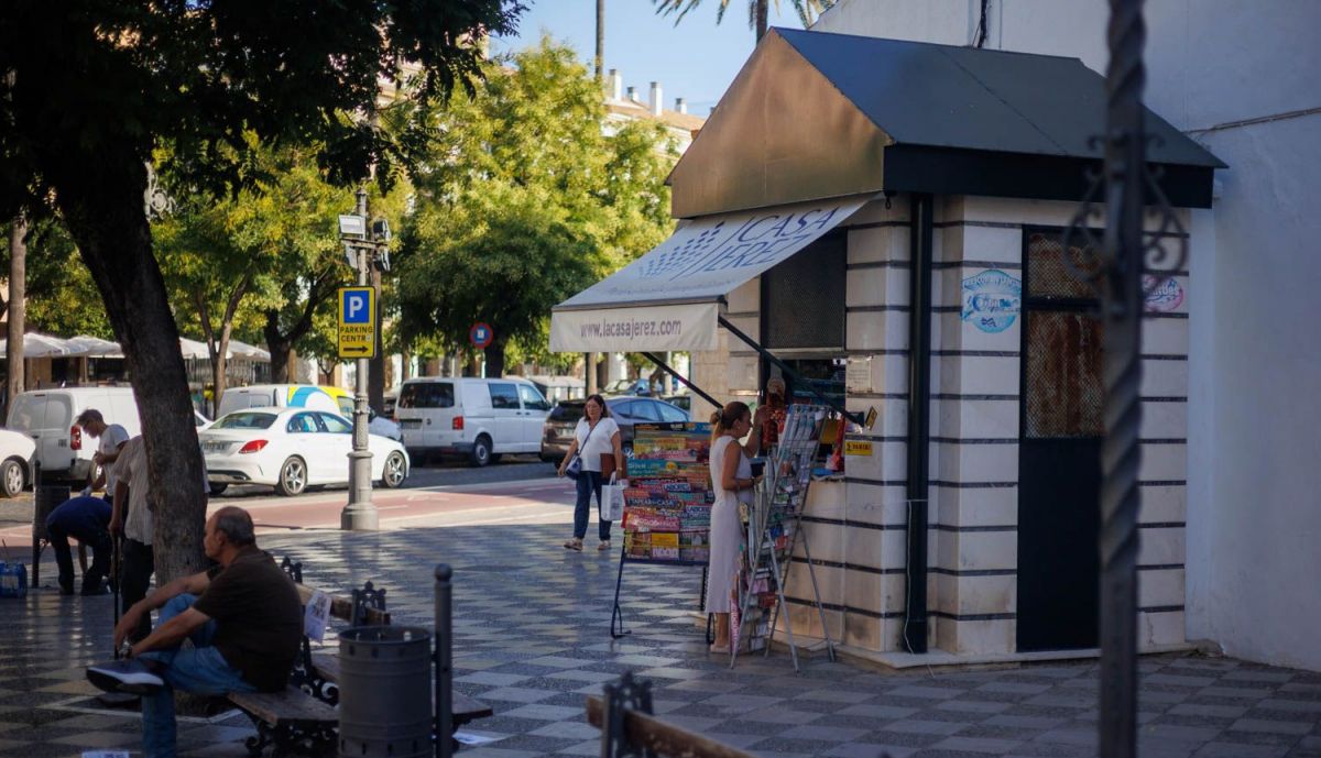 El kiosco en su ubicación de siempre. 