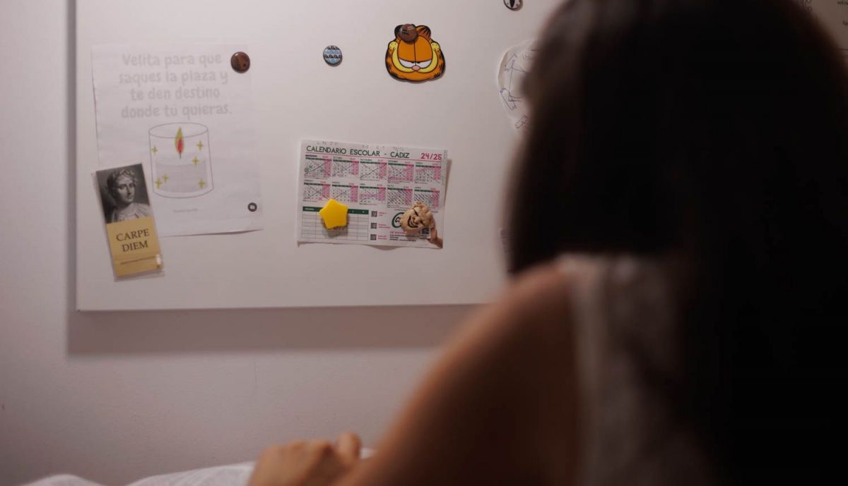 Una opositora a docente.