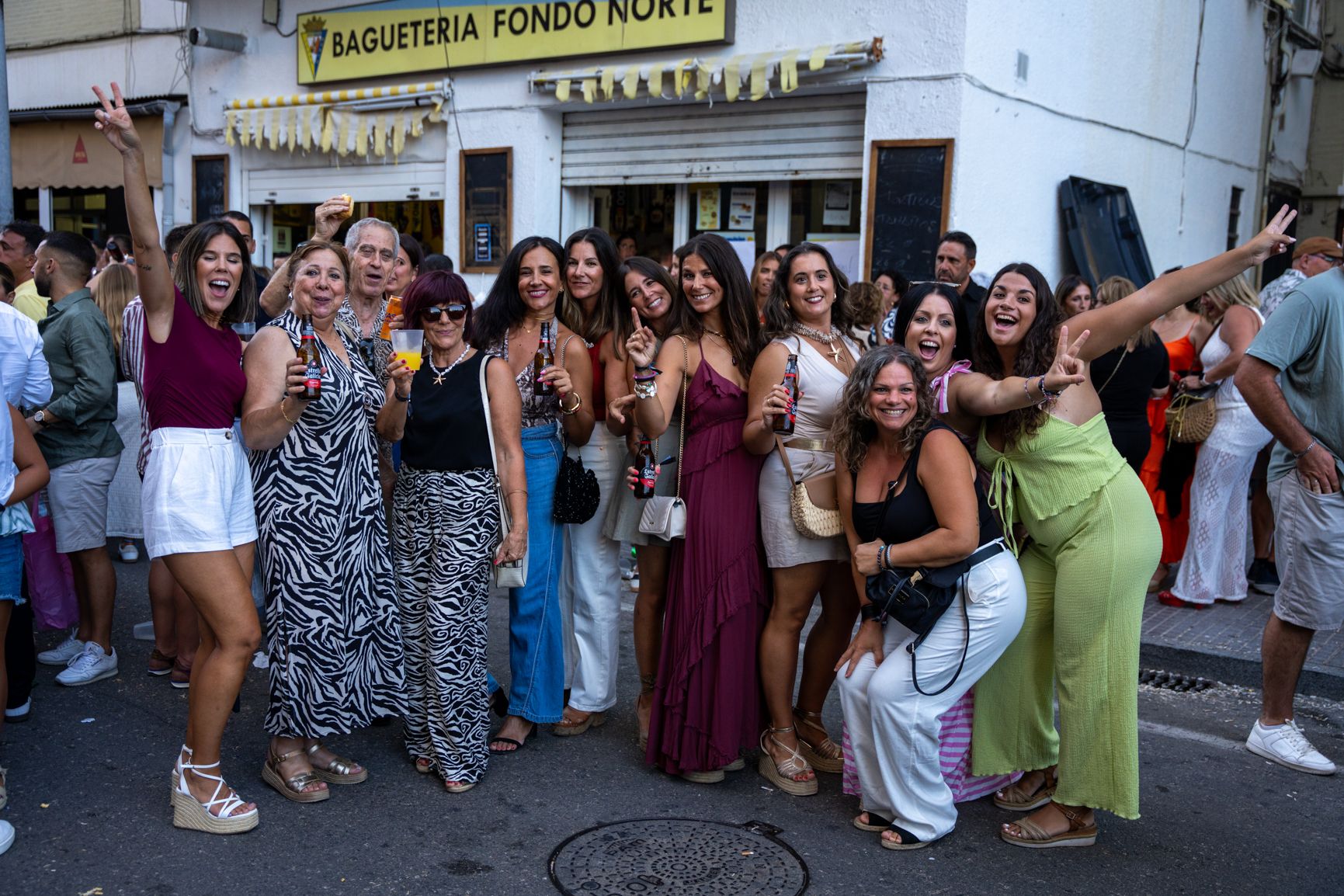 Momentos previos al concierto.