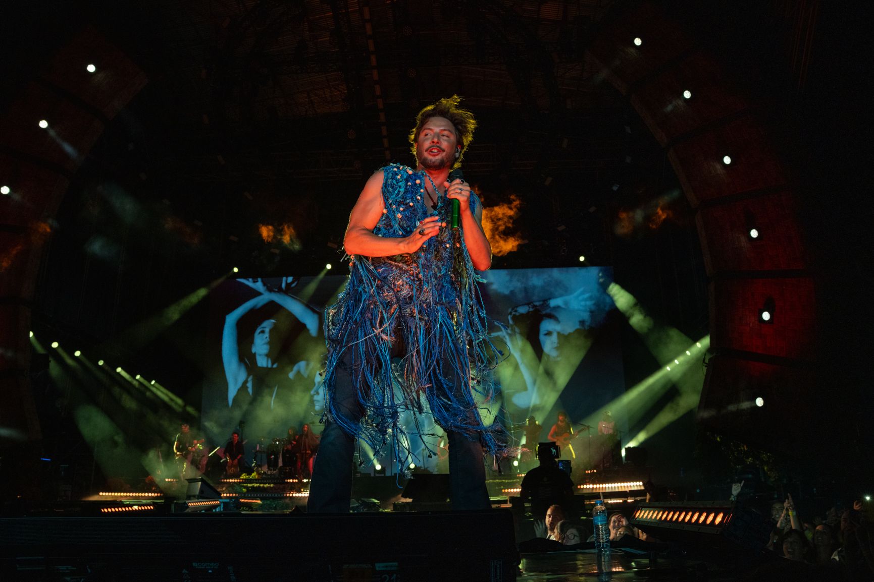 Gran despliegue de luz.