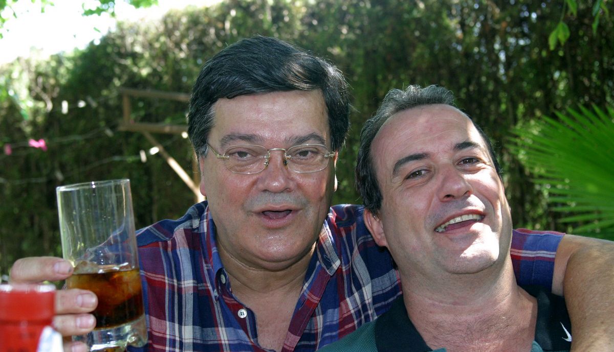 Javi Osuna, con Josele, en una imagen compartida en sus redes.