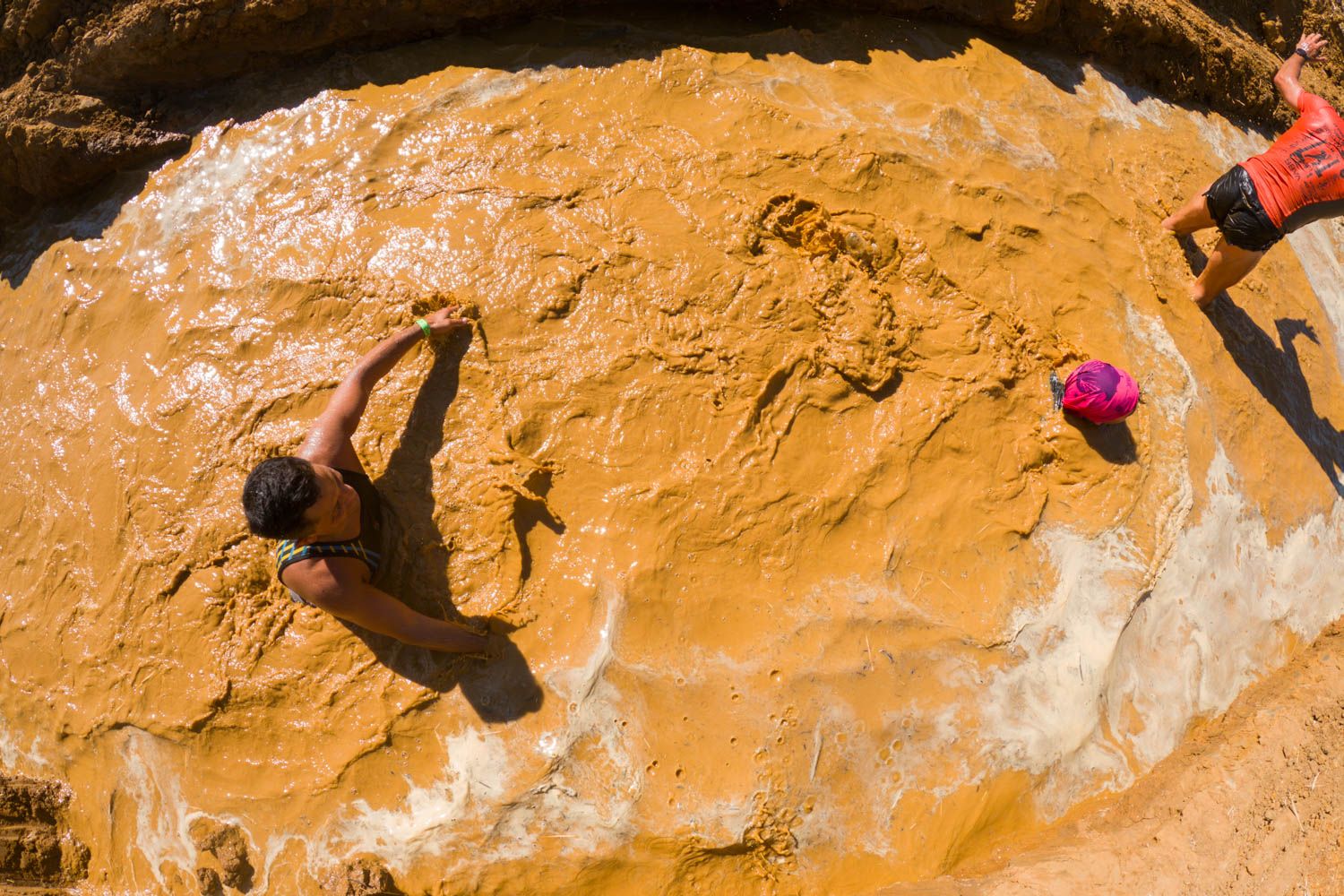 Zambullida en el barro: adrenalina pura
