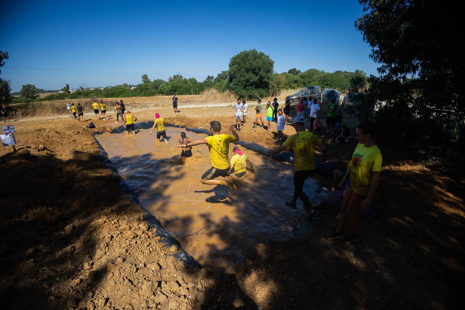 El gran salto bajo la mirada del público