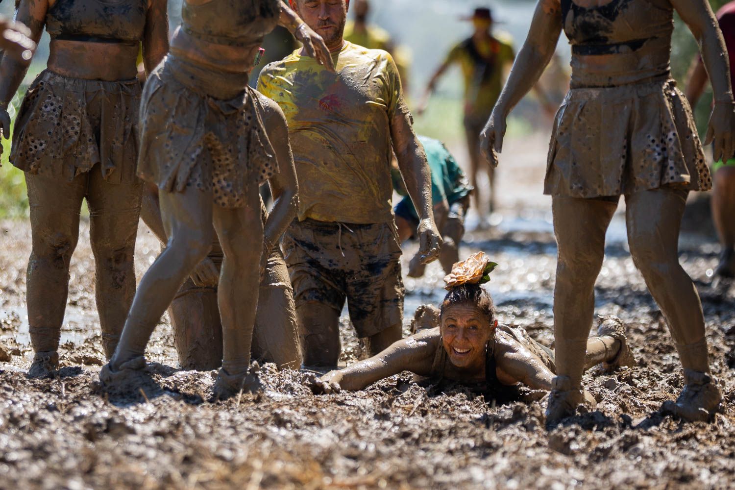 ¡A rastras pero con alegría!