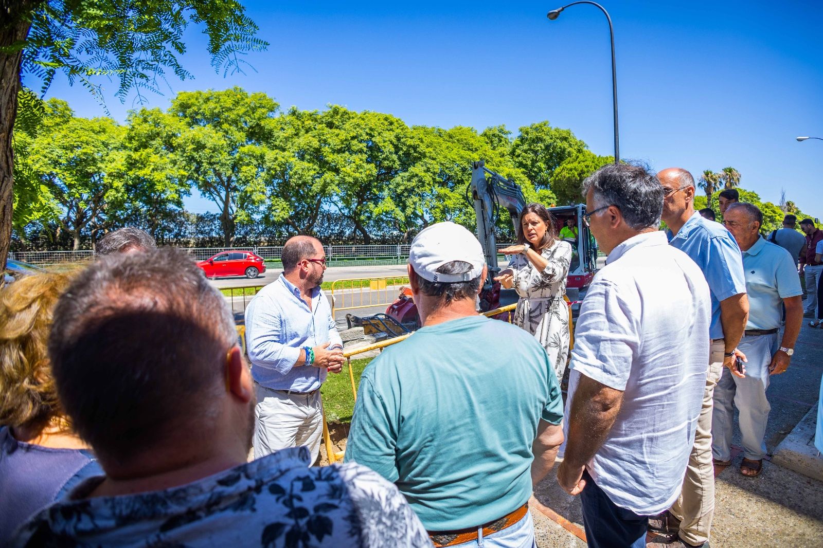 Las obras de ampliación de la avenida Pery Junquera en San Fernando han comenzado esta semana.