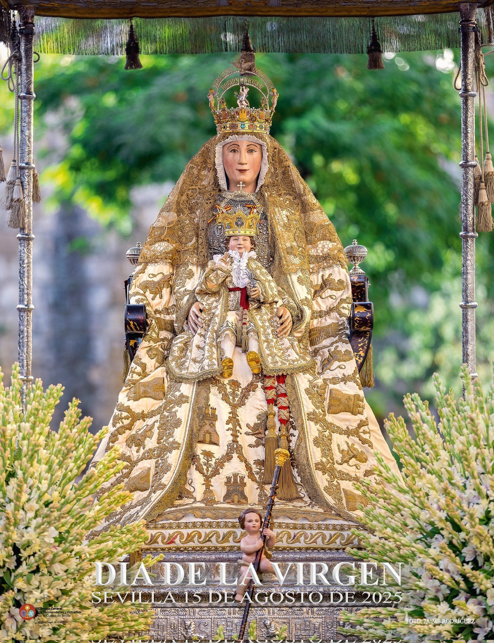 El cartel del Díade la Virgen. 
