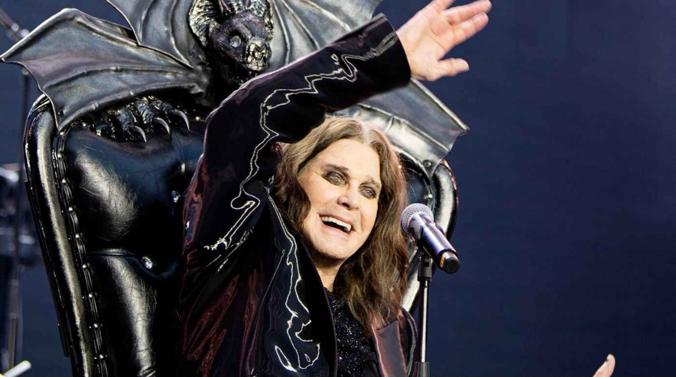 Ozzy Osbourne, en su última aparición en público. Ozzy Osbourne, en su última aparición en público.