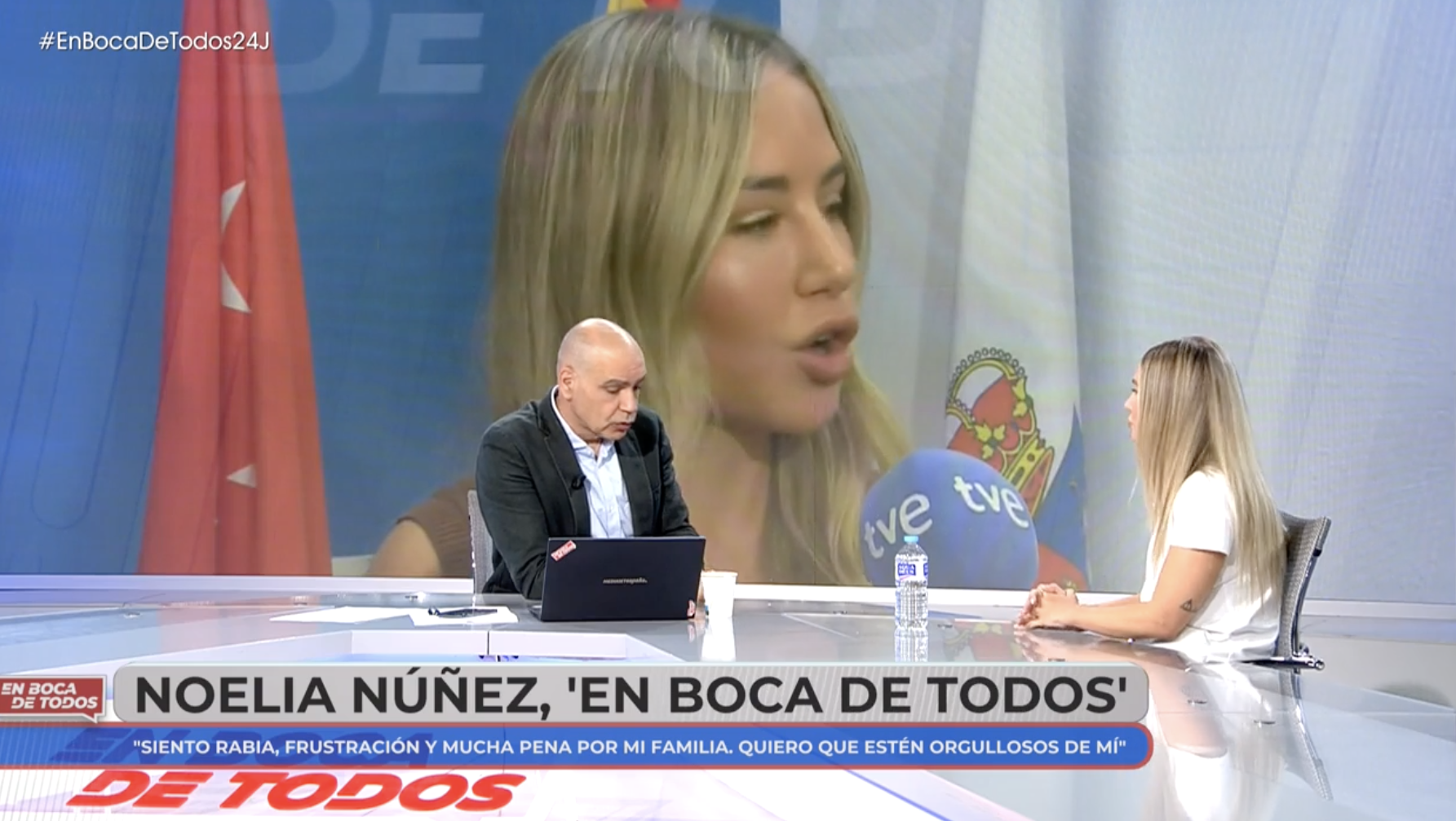 Entrevista de Nacho Abad a Noelia Núñez, en 'En boca de todos'.