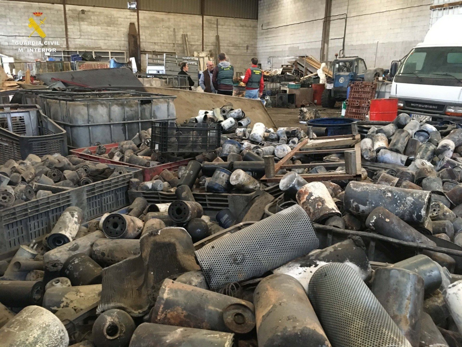 Imagen de los residuos acumulados.