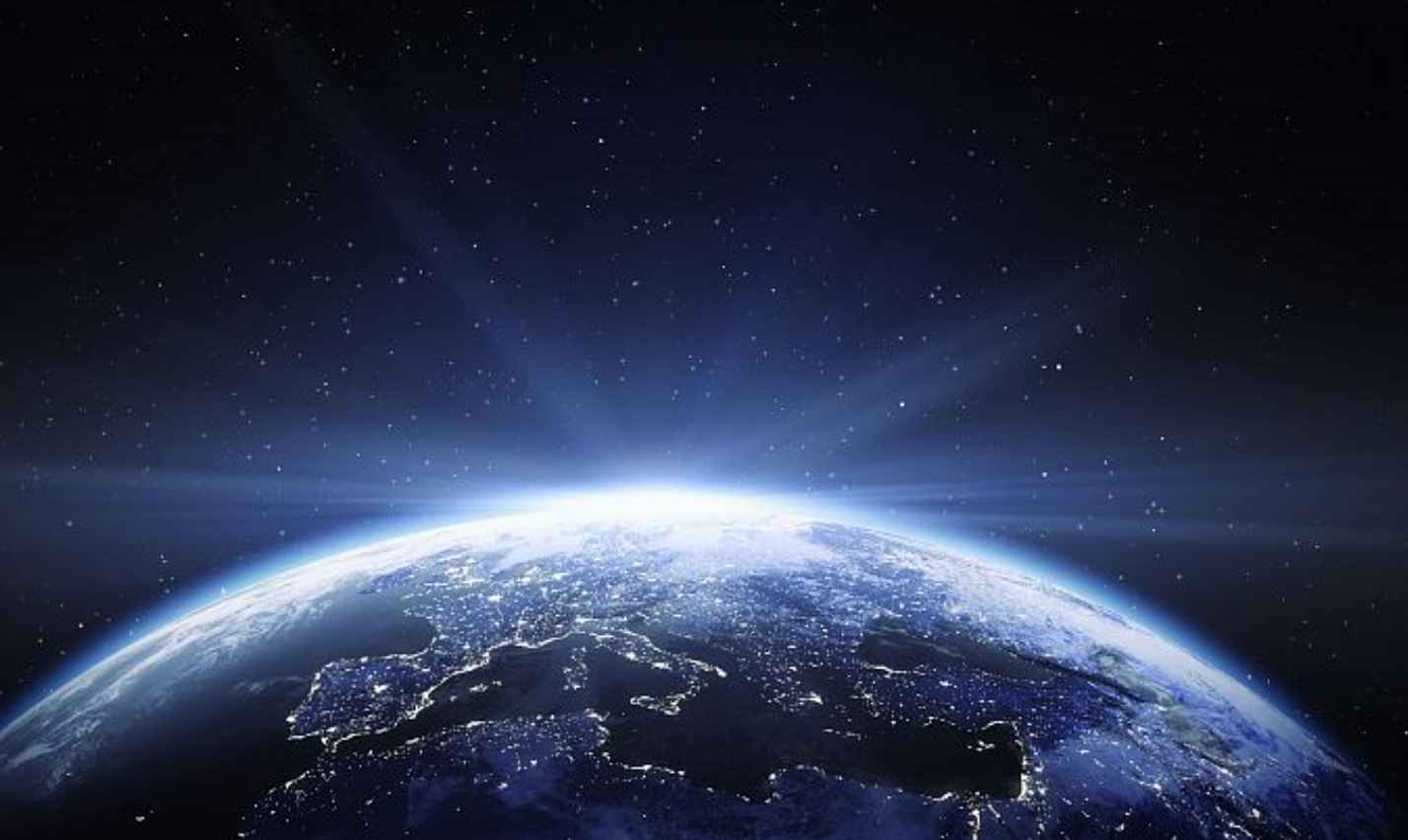 Imagen de Europa desde el espacio, donde pudo originarse la vida.