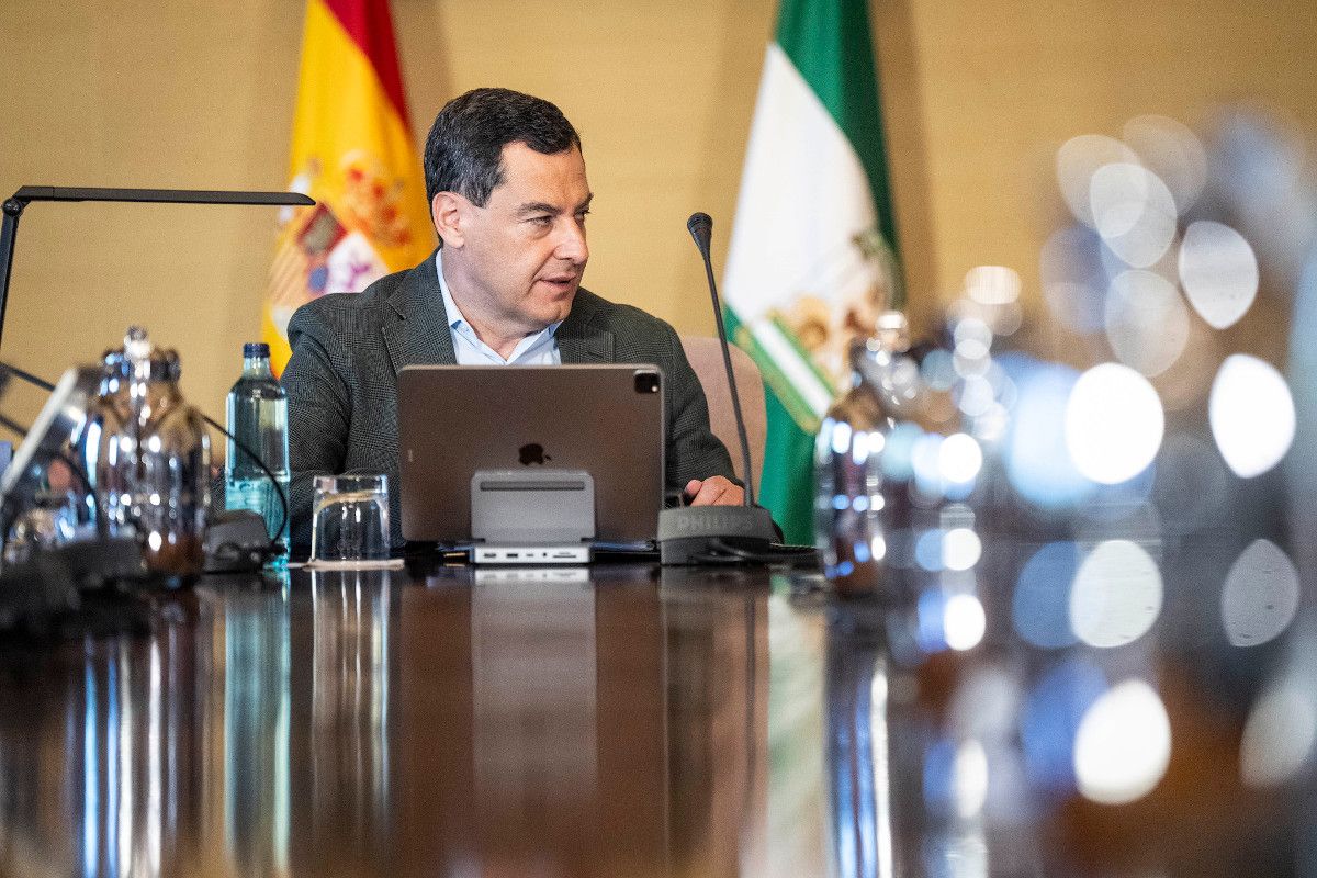 El presidente de la Junta de Andalucía, Juanma Moreno, en una imagen reciente.