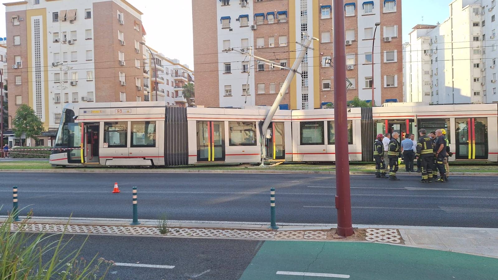 Estado en que ha quedado el Metrocentro de Sevilla. Estado en que ha quedado el Metrocentro de Sevilla.