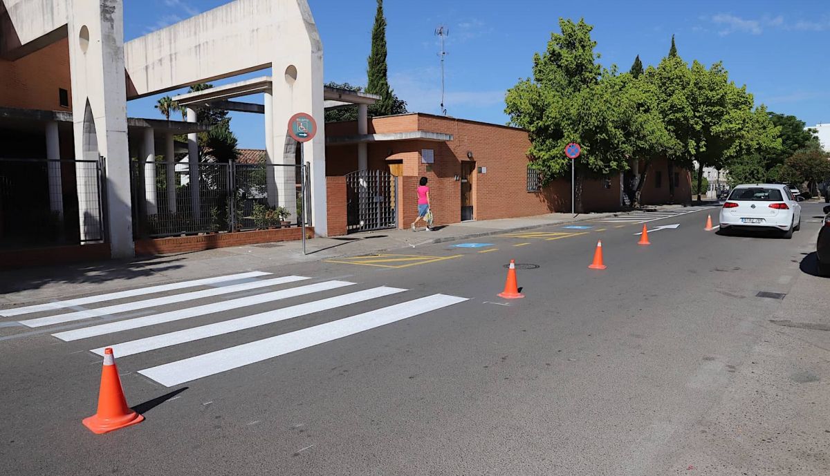 Pintado de señales horizontales Camino de Albaladejo 5 (1)