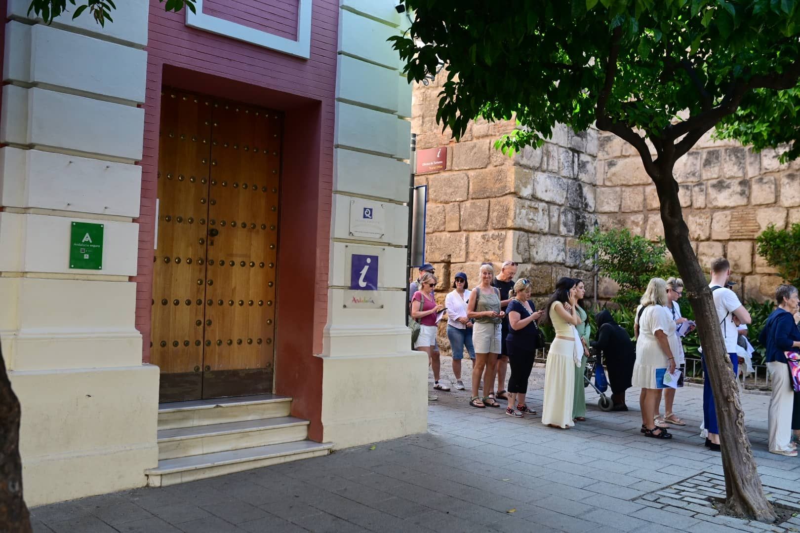 La oficina de Turismo de Sevilla.