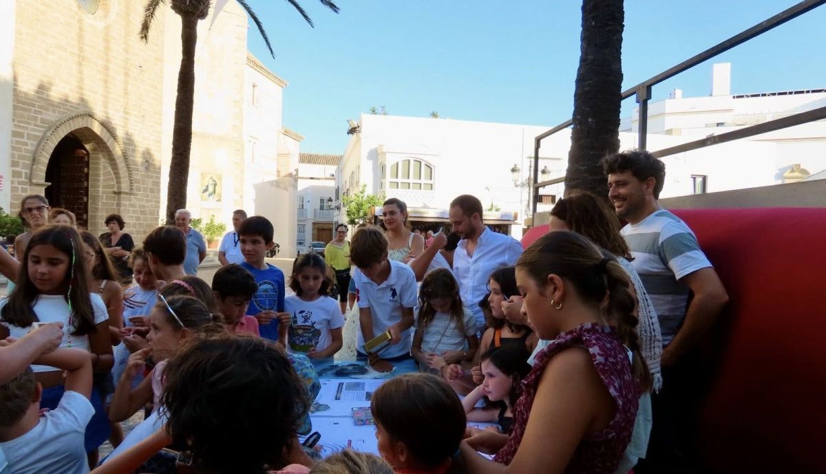 Talleres infantiles en la Feria del Libro.