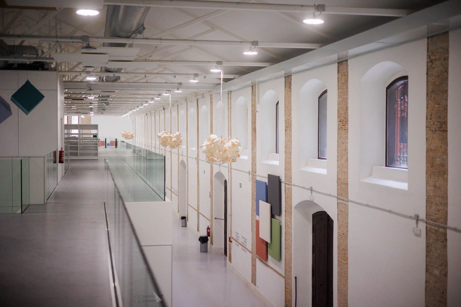 Imagen del interior de los Depósitos de Tabaco de Cádiz.