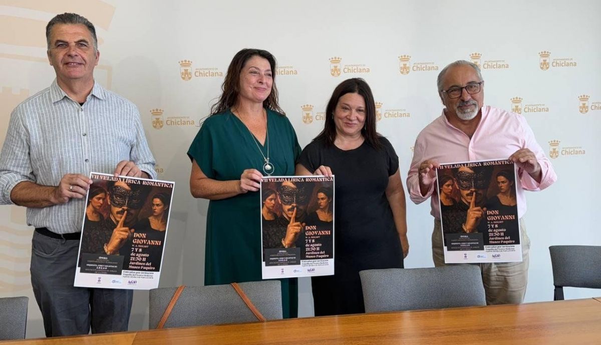 Presentación de la Velada lírica en Chiclana