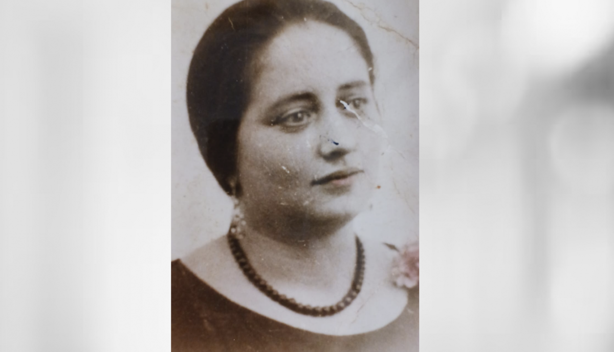 Josefa Pérez con 22 años.