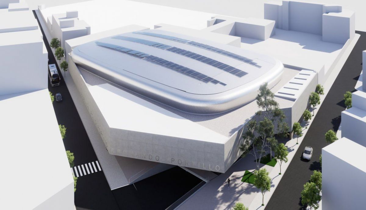 El aspecto que tendrá el pabellón Portillo.