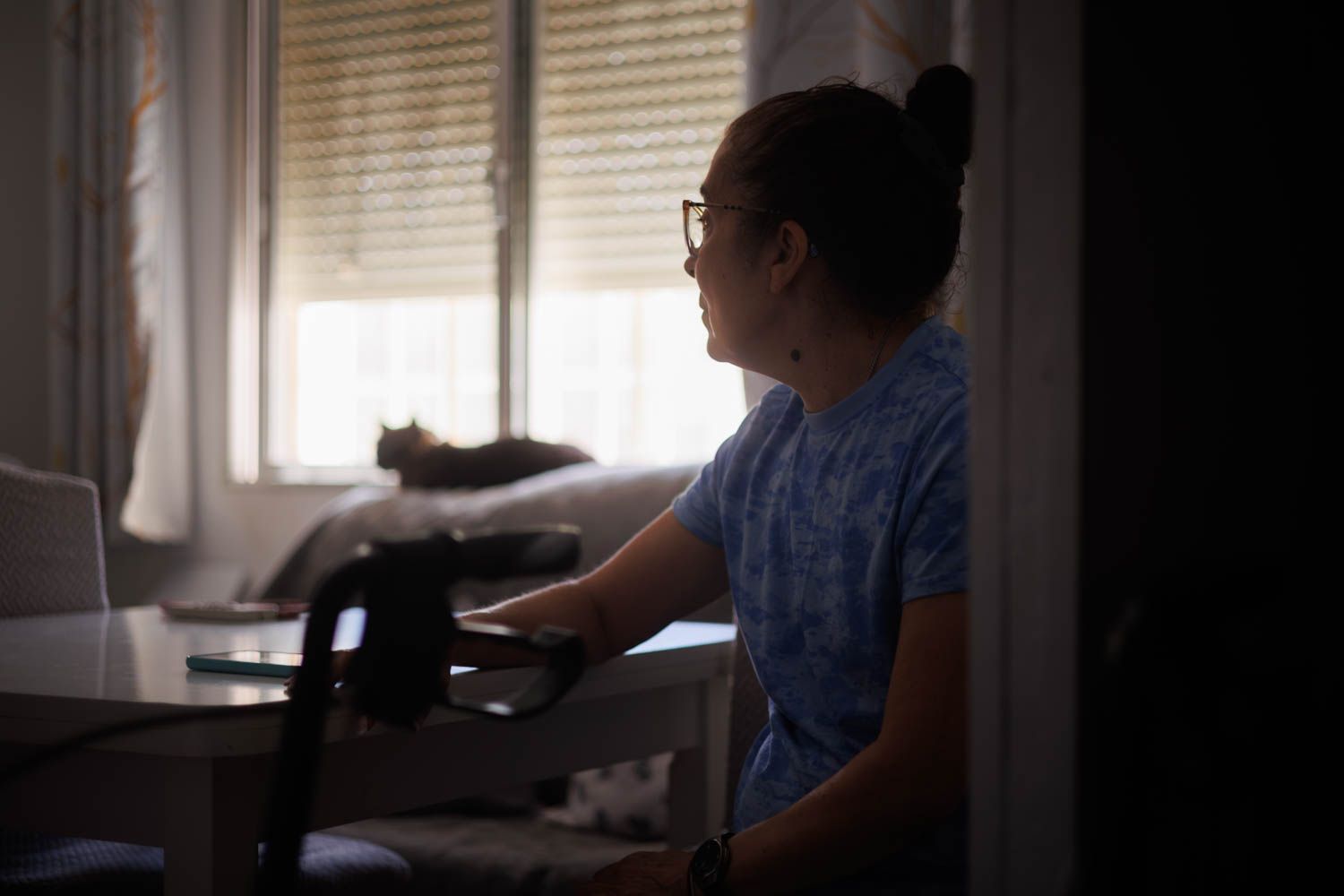 Manoli, una mujer con esclerosis.