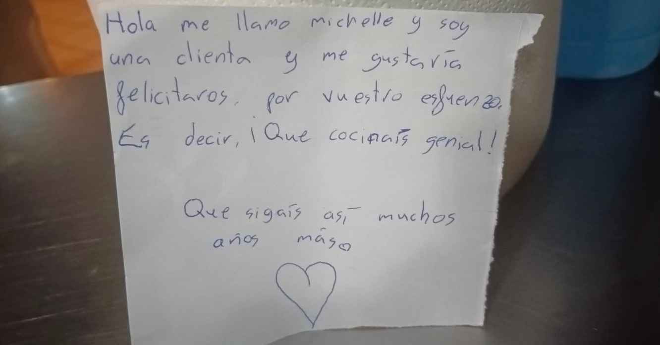La reseña realizada por una niña al Mesón del Asador de Jerez.