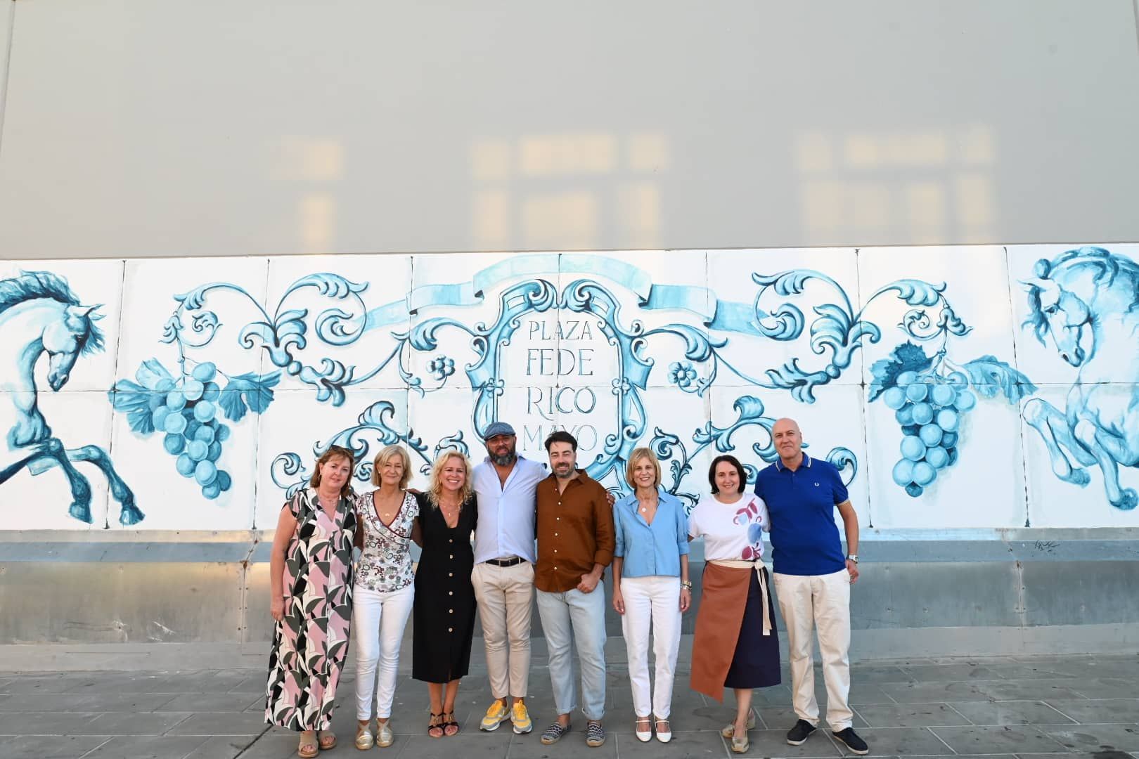 El mural de Federico Mayo.