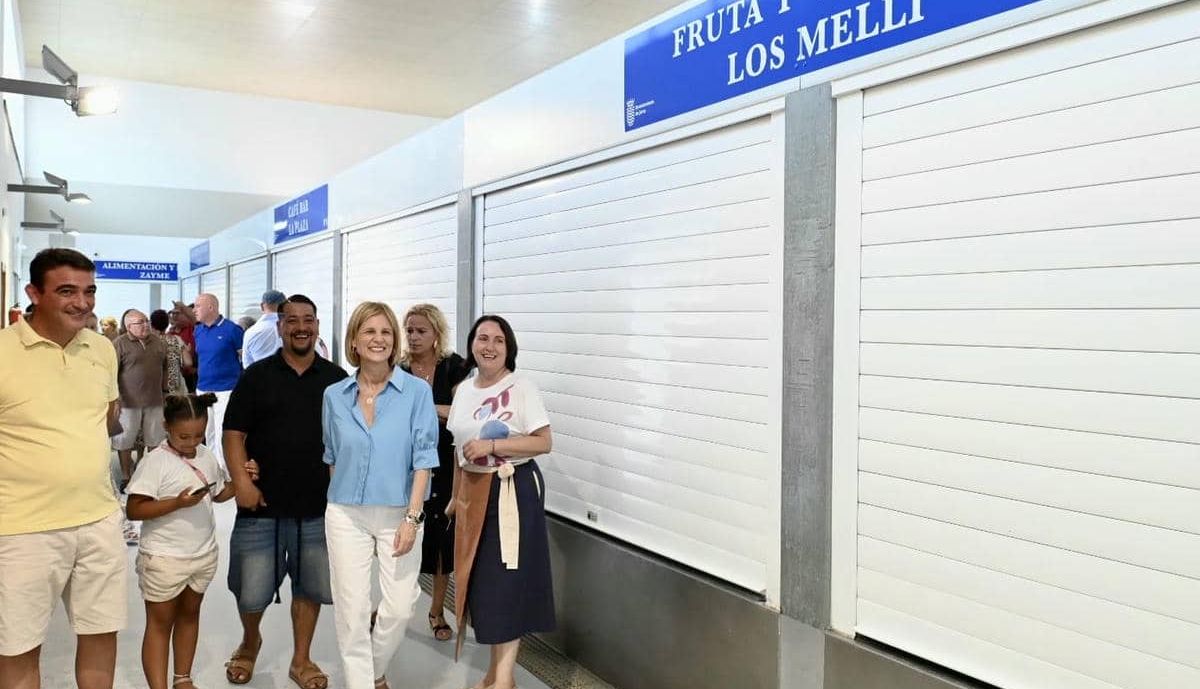 Aspecto del interior del mercado.