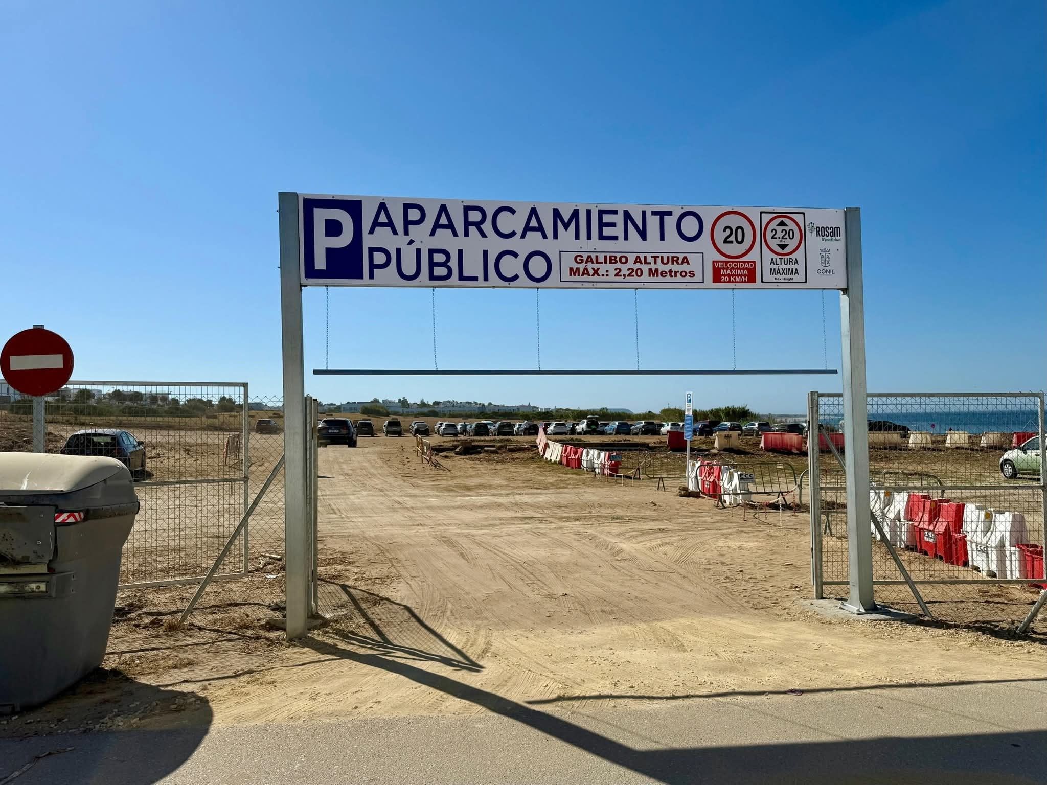 Nueva bolsa de aparcamiento gratis en Conil.