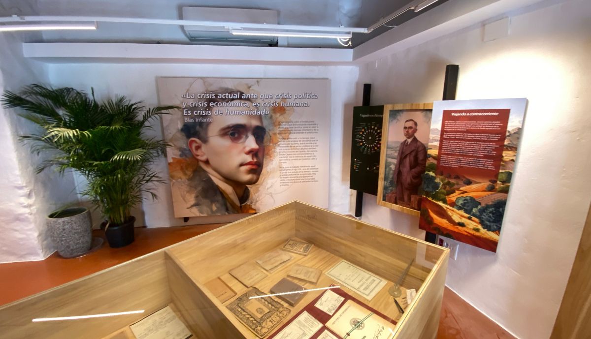 Interior de la Casa Natal de Blas Infante reformada.