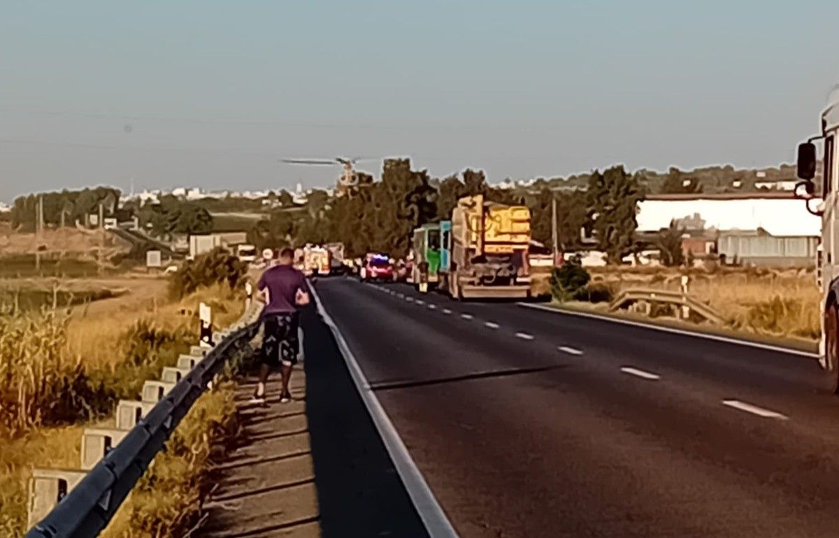 Accidente en Lebrija. Accidente en Lebrija.