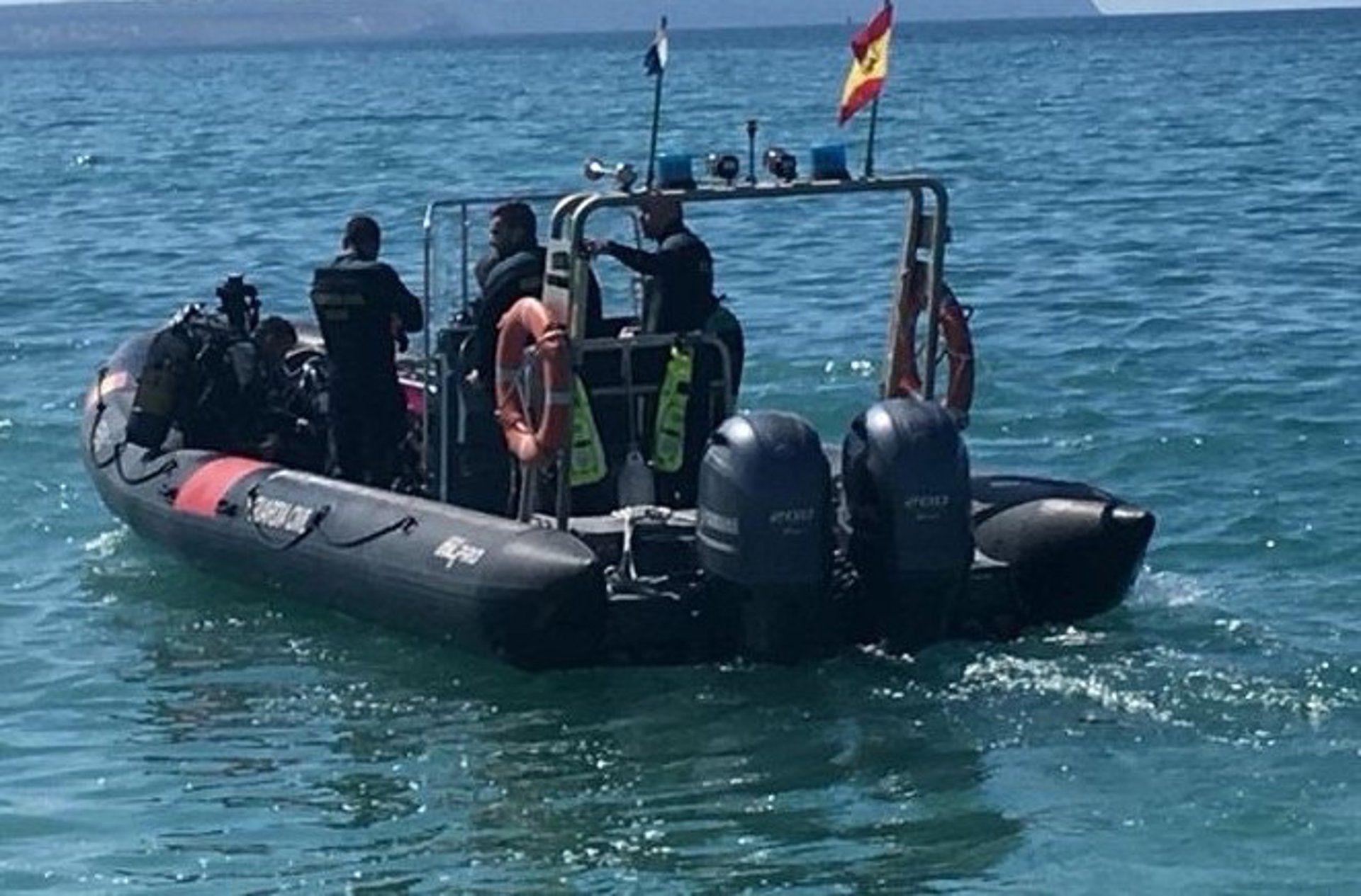 Un equipo de rescate de la Guardia Civil.