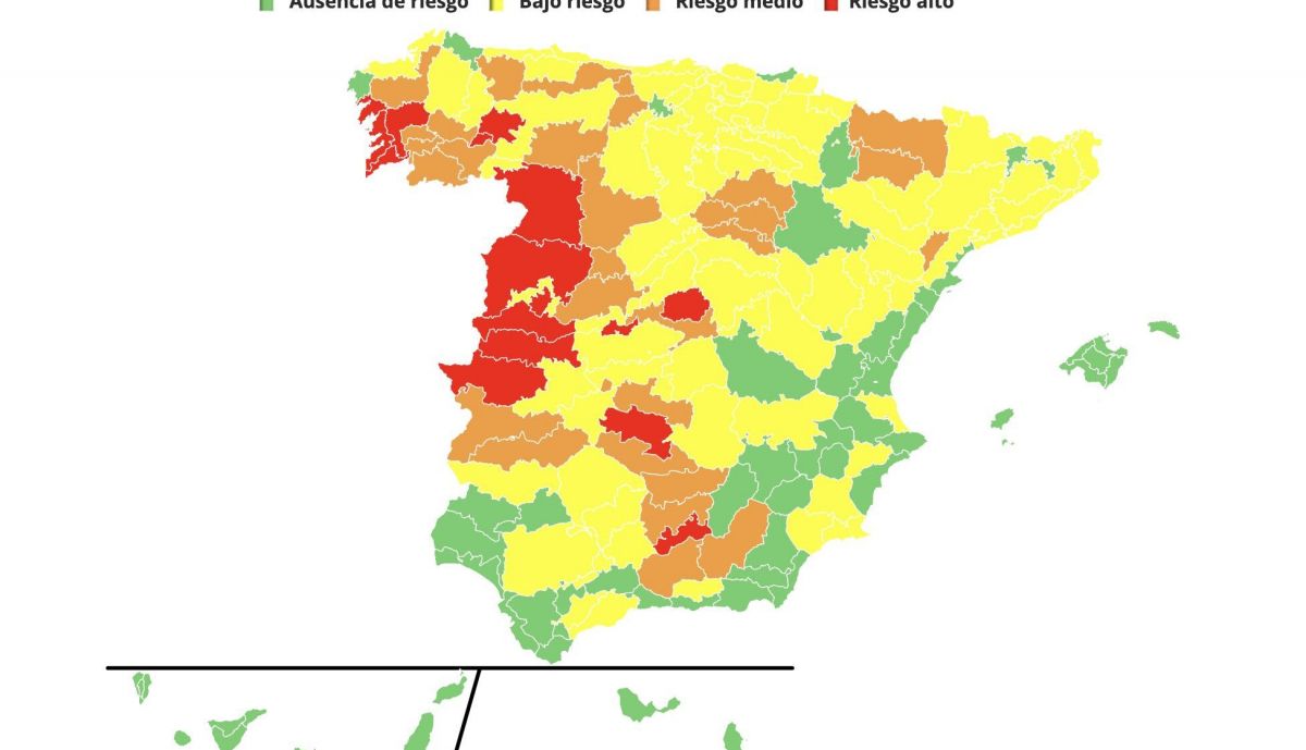 mapa umbrales riesgo salud calor