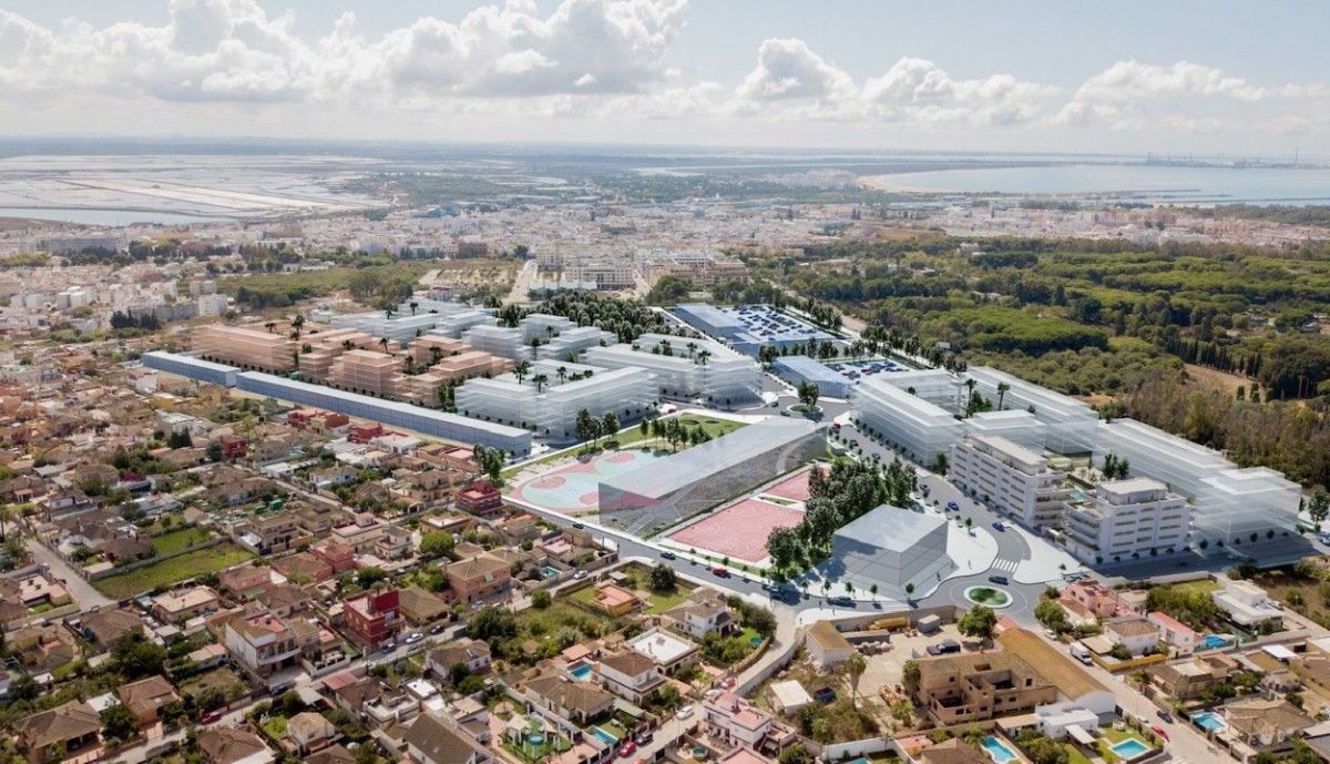 Otra vista de la recreación del nuevo barrio que tendrá El Puerto.