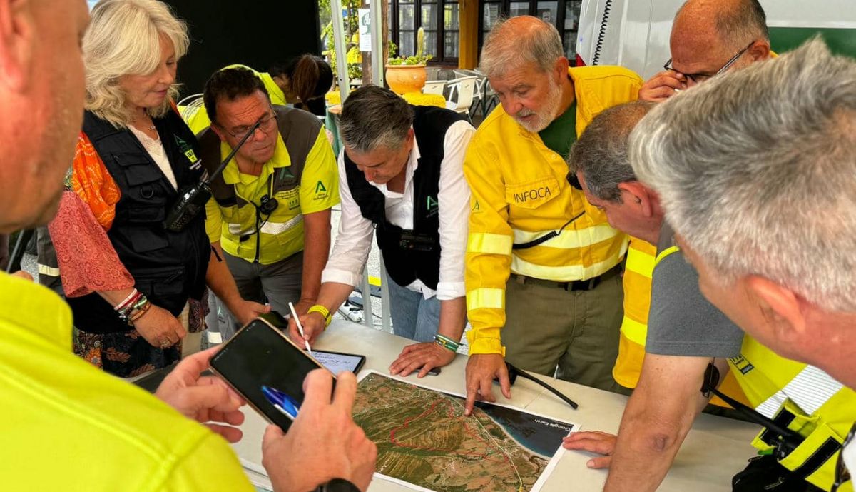 Imagen del interior del Puesto de Mando Avanzado.