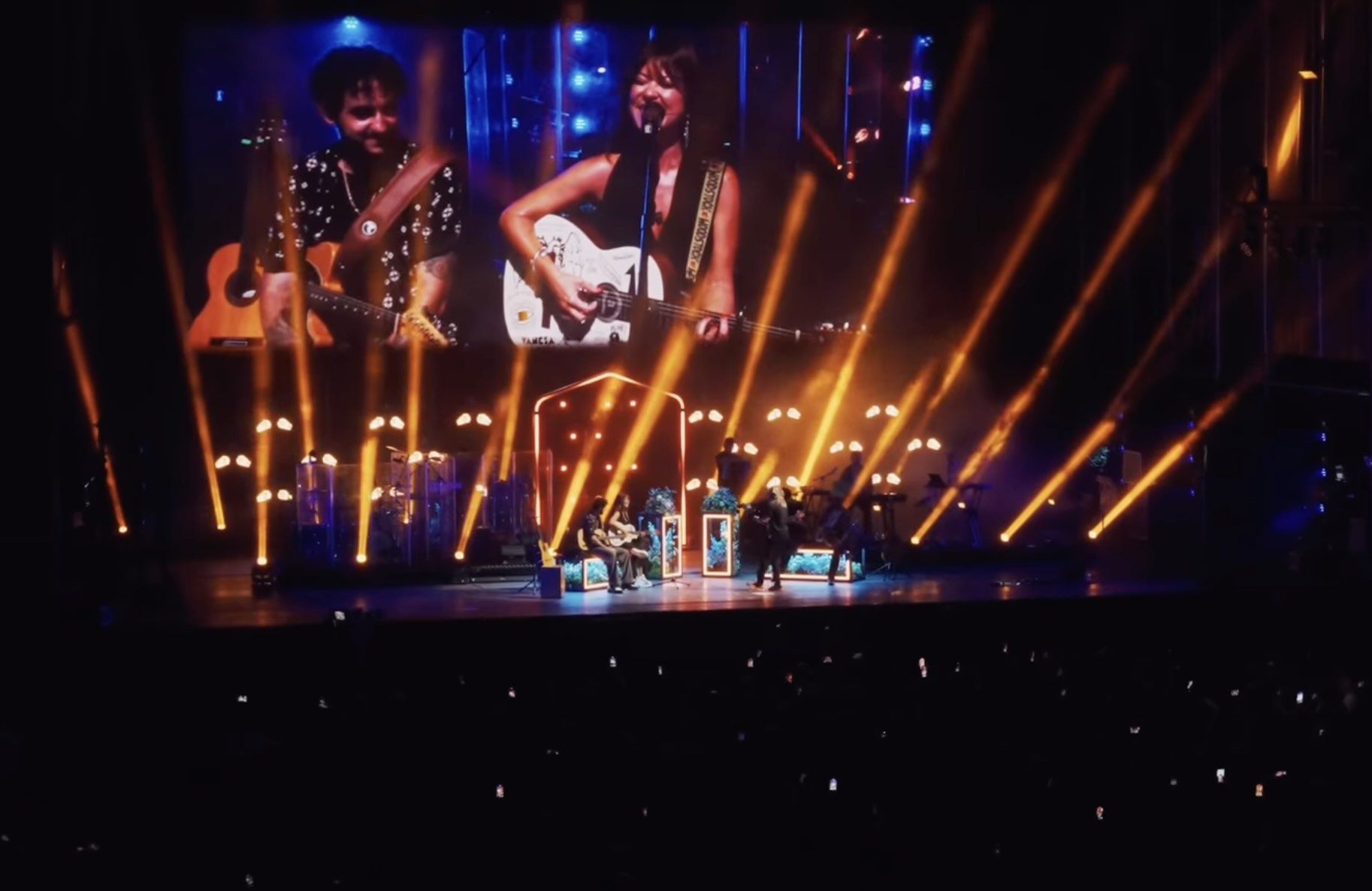 Un momento del concierto de Vanesa Martín, anoche en el Concert Music Festival de Chiclana.