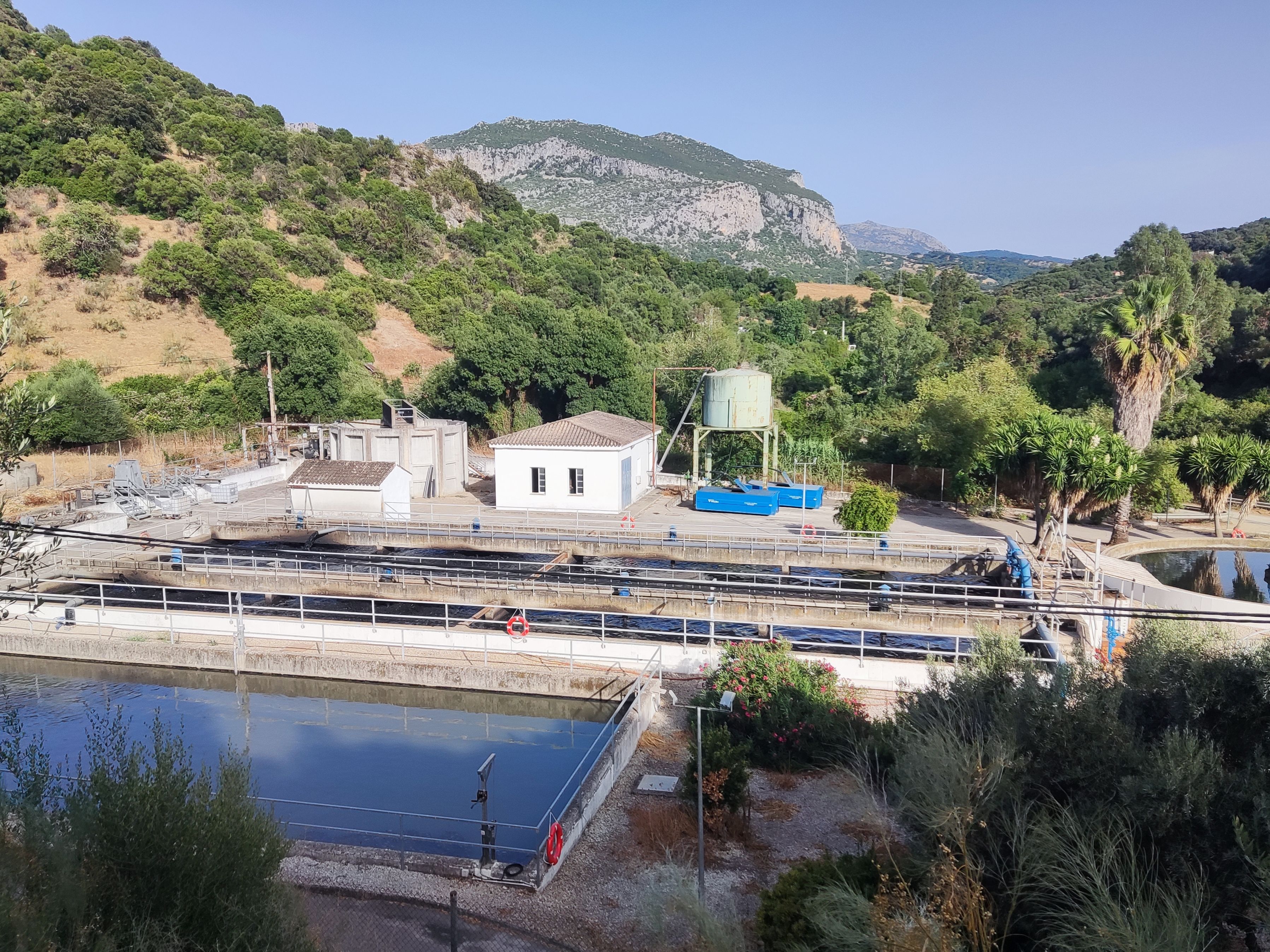 La depuradora de Ubrique.