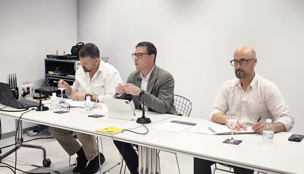 Un momento del anuncio.