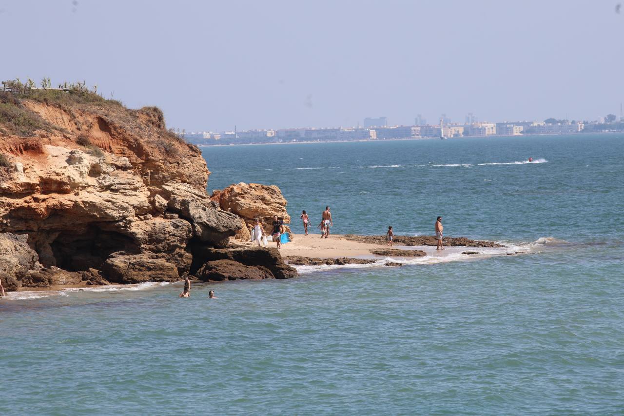 Una playa en la provincia de Cádiz este agosto.