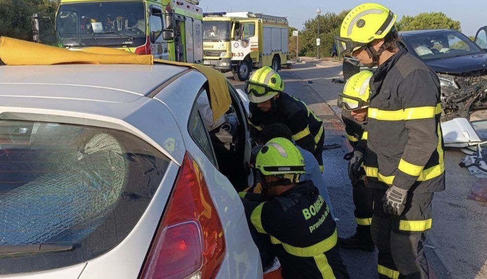 accidente trafico novo sancti petri 3