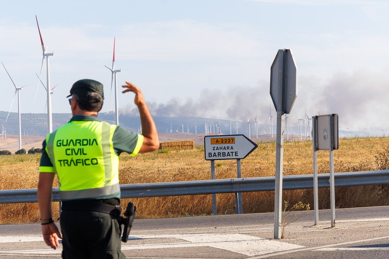 Los accesos a Zahara, completamente cortados 