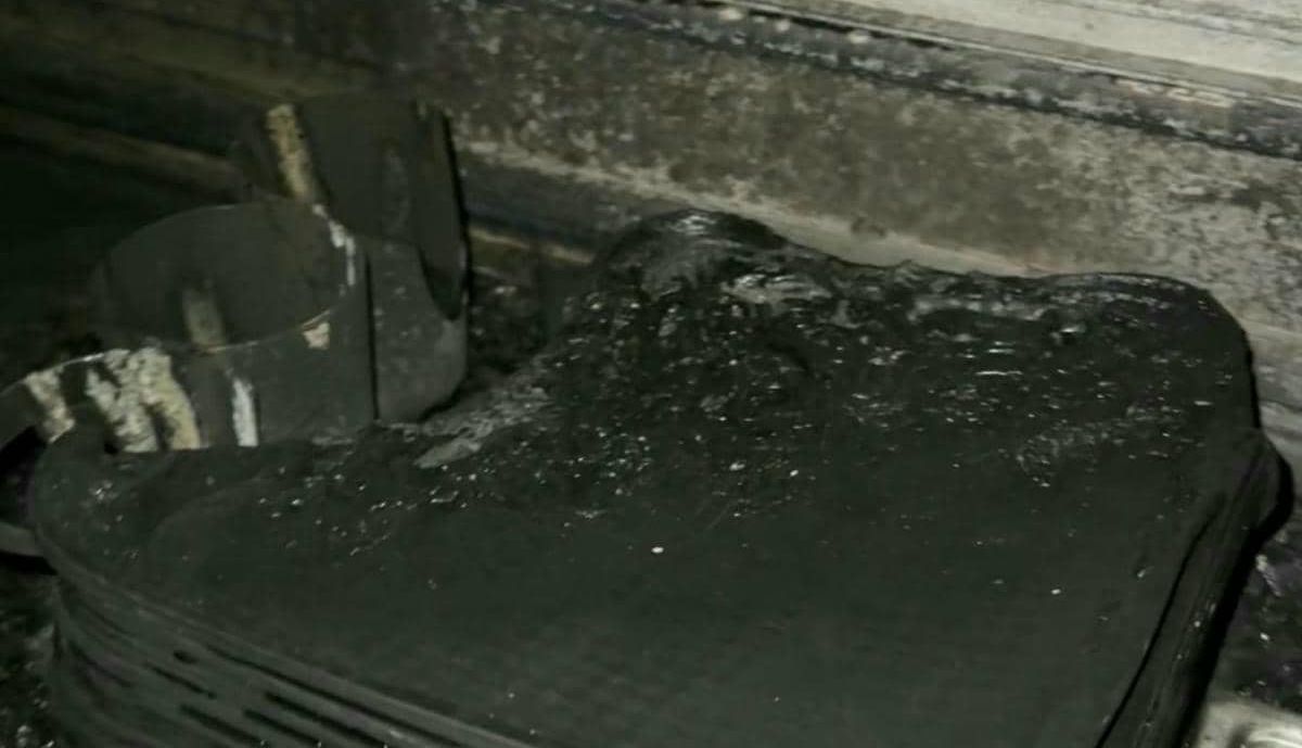 Daños materiales en el interior del establecimiento