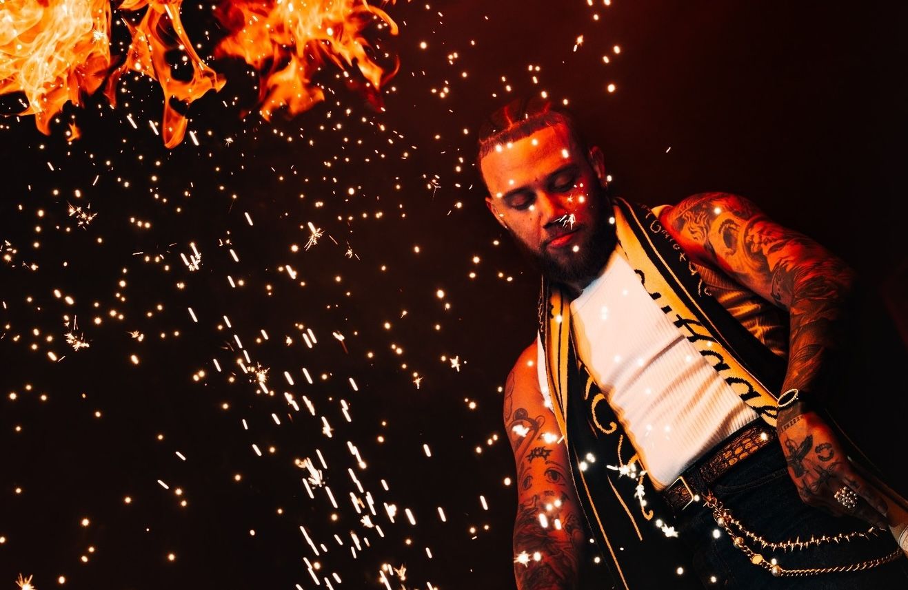 Jhayco, en su reciente actuación en el Concert Music Festival en Chiclana.