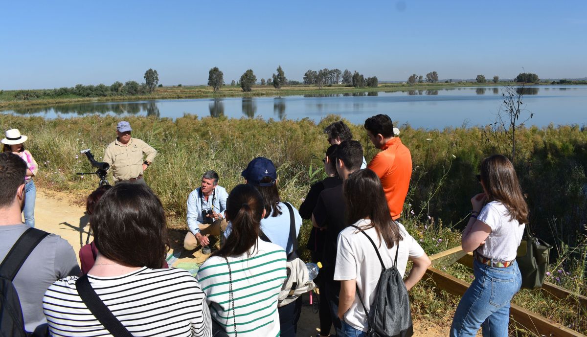 Una de las actividades de Salarte en las marismas